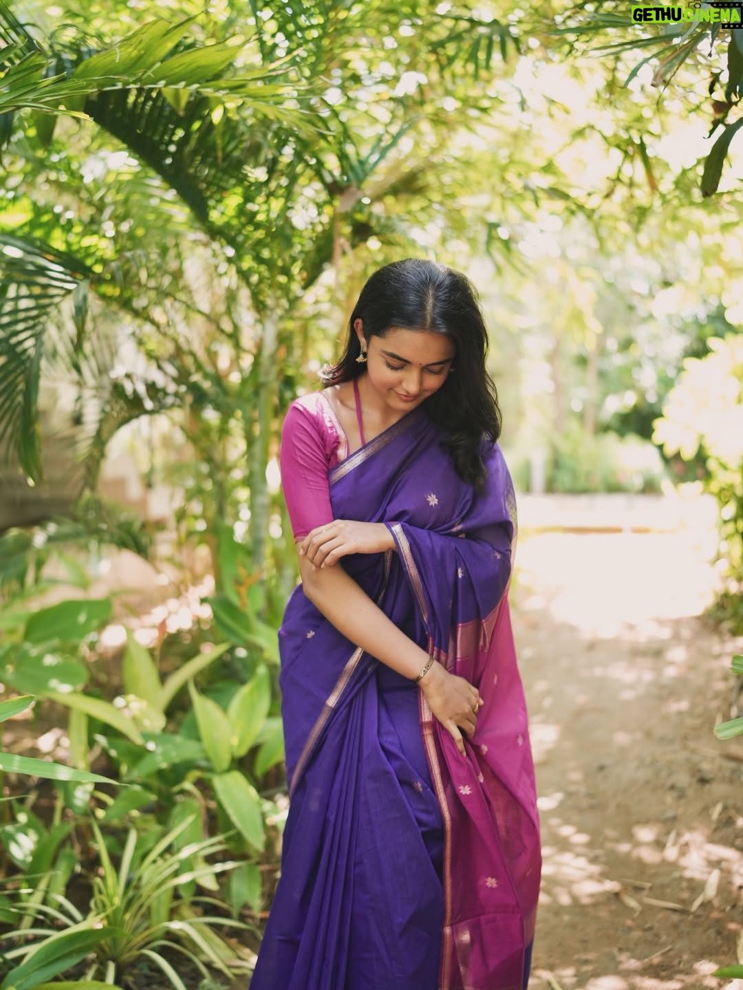 Smeha Manimegalai - 30.3K Likes - Saree @paavaihandlooms 💜

#smeha