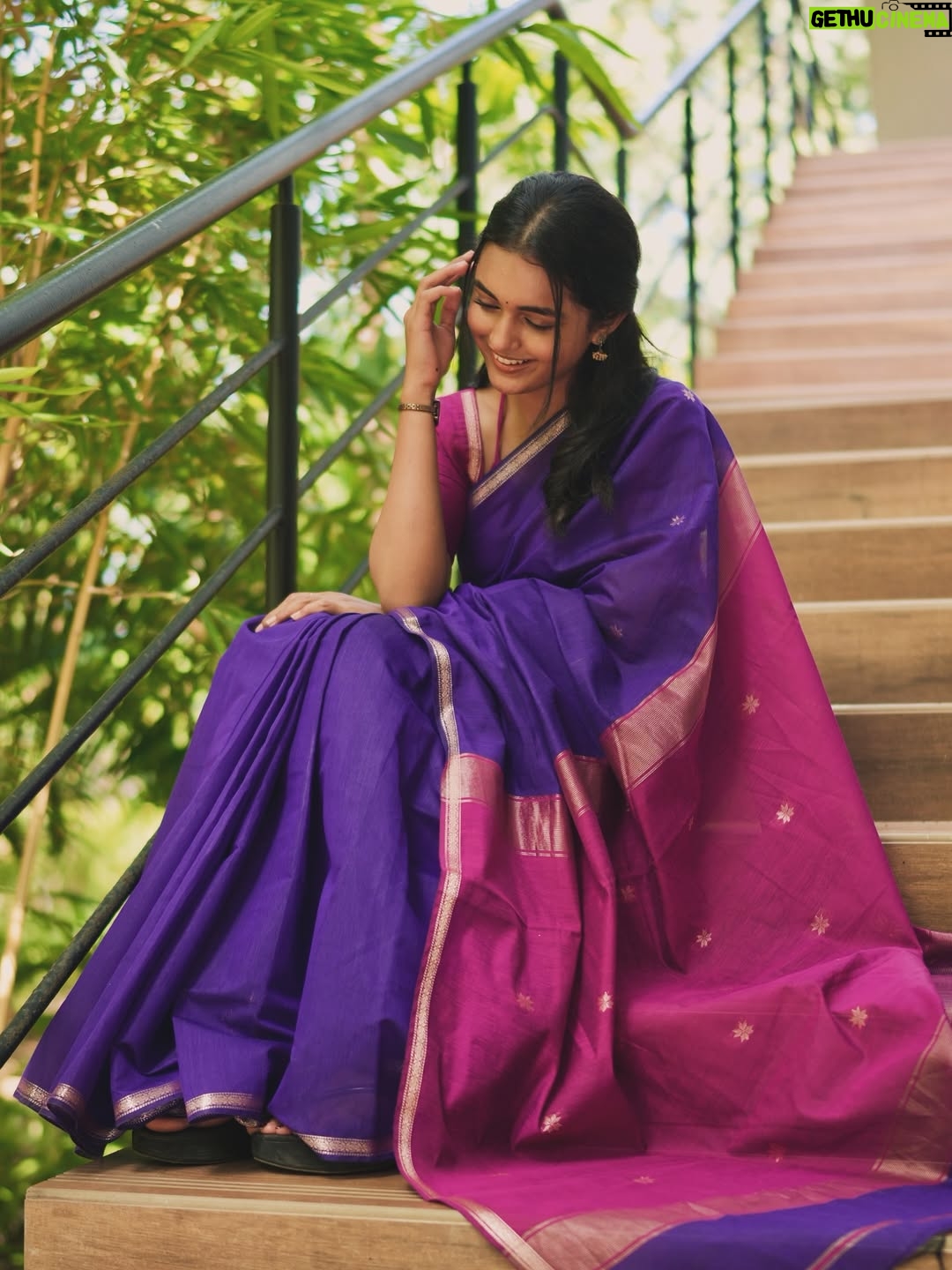 Smeha Manimegalai - 30.3K Likes - Saree @paavaihandlooms 💜

#smeha
