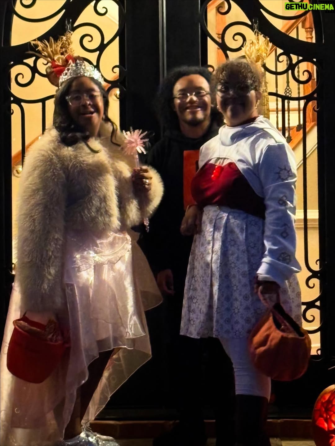 Stephanie Mills - 14.2K Likes - Halloween is my son’s absolute favorite holiday #FARADJMILLS- This year my baby was all smiles. Correction, my young man, was a “BAD BOY” 😂😂😂😂. I can’t remember the last time his heart glowed so much. His friend Aliza was so beautiful as his queen, and Lauren was a joy as always. Yes, we had to take a photo with lil “Ms. Wednesday”, she was so adorable. I hope you all enjoyed your evening and know that your nephew had the time of his life. #POWER 🧡🖤 🧡🖤 🧡🖤 🧡🖤