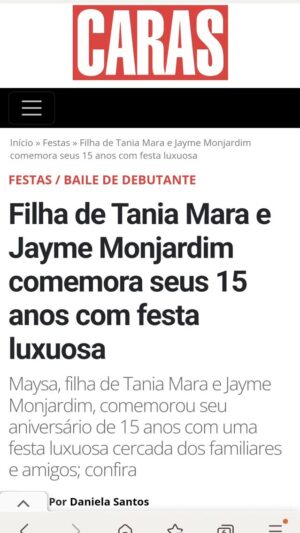 Tânia Mara Instagram - XV anos da linda Mayza Matarazzo 🩷

Alegria de fazer parte deste super super time de profissionais 

@thiagohadicerimonial
@fazenda.santamargarida 
@sabrinavasconcelosphotos 
@lafleursp 
@bareciaeventos 
@betalucadecor 
@ligiafranceschi 
@clamorenoivas 

🩷

Obrigada pela confiança em meu trabalho 
@maysa.matarazzo