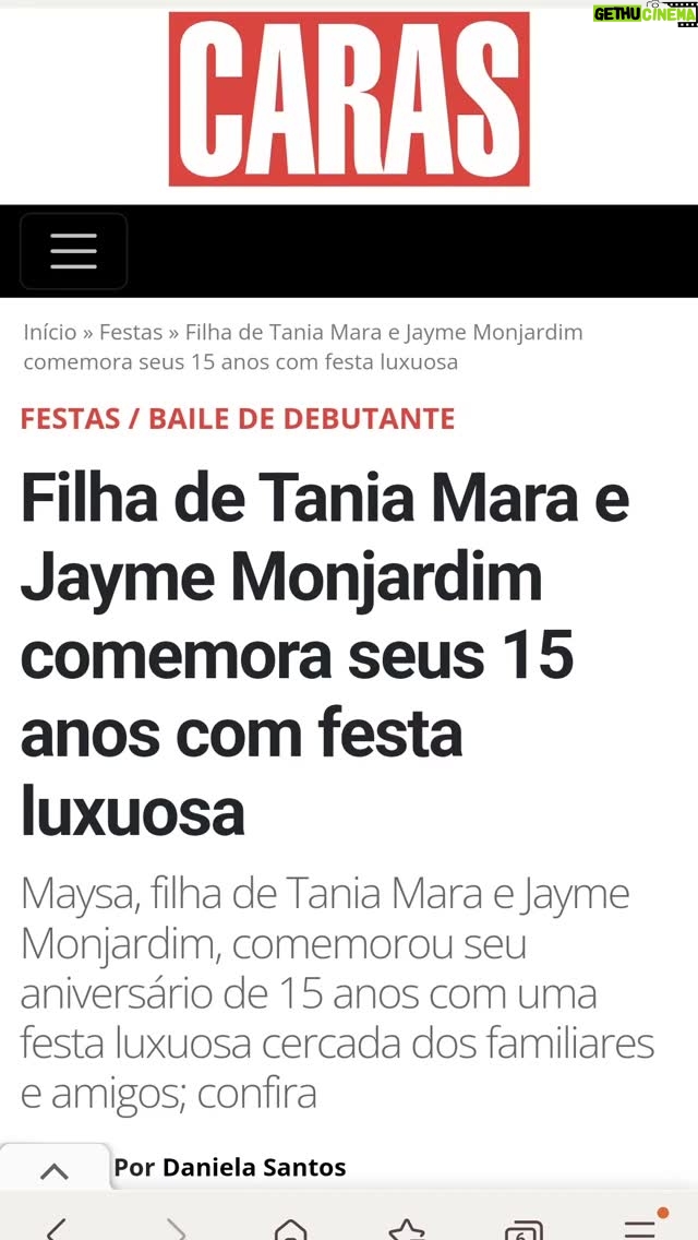 Tânia Mara - 2.1K Likes - XV anos da linda Mayza Matarazzo 🩷

Alegria de fazer parte deste super super time de profissionais 

@thiagohadicerimonial
@fazenda.santamargarida 
@sabrinavasconcelosphotos 
@lafleursp 
@bareciaeventos 
@betalucadecor 
@ligiafranceschi 
@clamorenoivas 

🩷

Obrigada pela confiança em meu trabalho 
@maysa.matarazzo