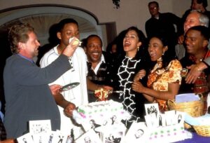 Tatyana Ali Instagram - Eat all the Cake!! Happy Birthday @willsmith! 🍰🎈