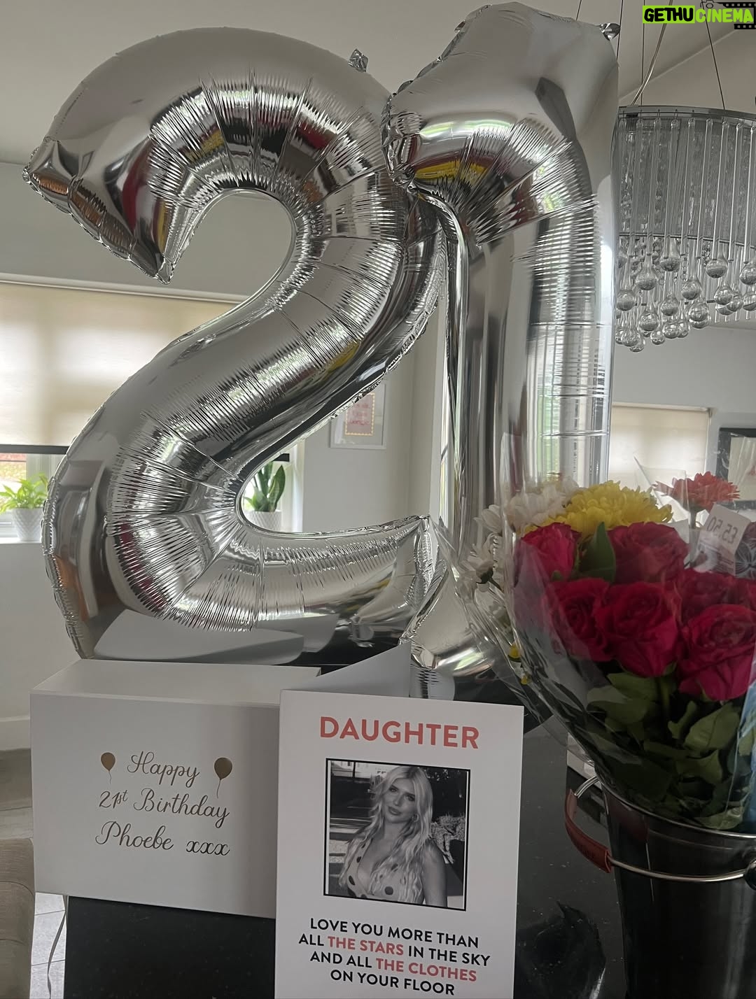 Tess Daly - 28.7K Likes - 💖21💖What a milestone… 💫 Could not be more proud of our brilliant girl Phoebe on her big birthday here’s to celebrating how special you are 🩷🎂 @phoebeekay