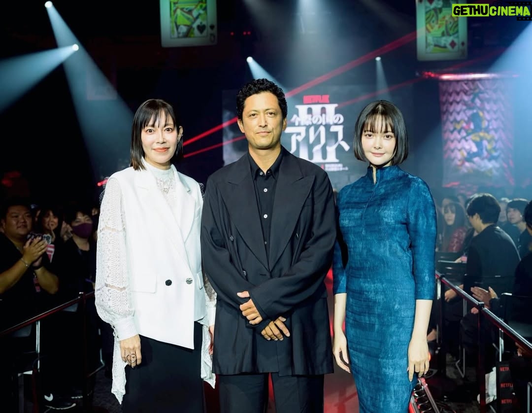 Tina Tamashiro - 46.9K Likes - 今際の国のアリス、シーズン3のイベントでした！
9/25 より全世界配信です、わくわく☺️

Are you ready? ♡♤♢♧
The global fan event for Netflix’s Alice in Borderland Season 3 is almost here! 

#今際の国のアリス3　#aliceinborderland3

Streaming worldwide September 25