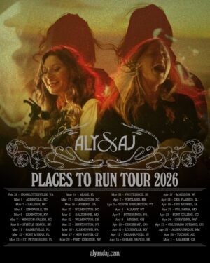 AJ Michalka Instagram - More dates. More places to run. We’re thrilled to announce the Places To Run Tour 2026 is coming this spring ✨ Beat the RUSH and get tickets early: head to alyandaj.com or comment below and we’ll send you the link to sign up for presale.

Presale tickets drop Thursday at 10AM local time!