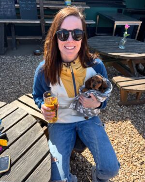 Abbie Eaton Instagram - April ☀️🐶🍸🌊🐈‍⬛❤️