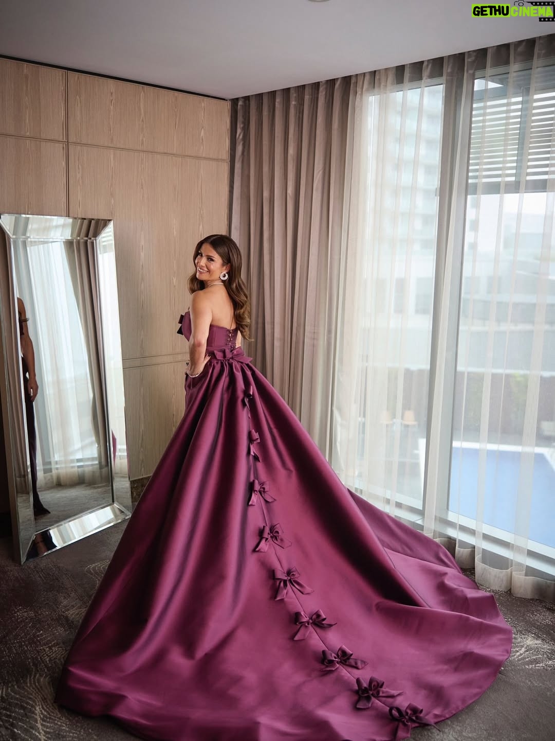 Ada Nicodemou - 41.5K Likes - Ready for another beautiful Logies with @__jamesstewart__ 🩵 

Wearing a custom-made @velani gown 👗
💎 @chopard Diamond earrings, bracelet & ring
✨ @newbottega clutch 
👠 @aminamuaddiofficial pumps 

Jimmy is wearing a custom-made @thdr tuxedo & shirt accompanied by an incredible @chopard watch and cufflinks 💎

💄 HMU & grooming by @rosesaffioti
🌟 Both styled by @donnygalella
📸 Photos by @jeremygreive

#TVWeekLogies
