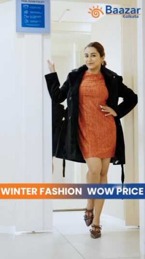 Adrija Ghoshal Instagram - Comfy hoodie season is here❄️so I headed straight to @baazarkolkata for winter shopping 🛒

From sweaters, cardigans, hoodies, jackets, hoodies, soft knits, shawls, knitted ethnic wear, they have it all at affordable prices ✨

Visit Baazar Kolkata & stock up your winter wardrobe 🧥