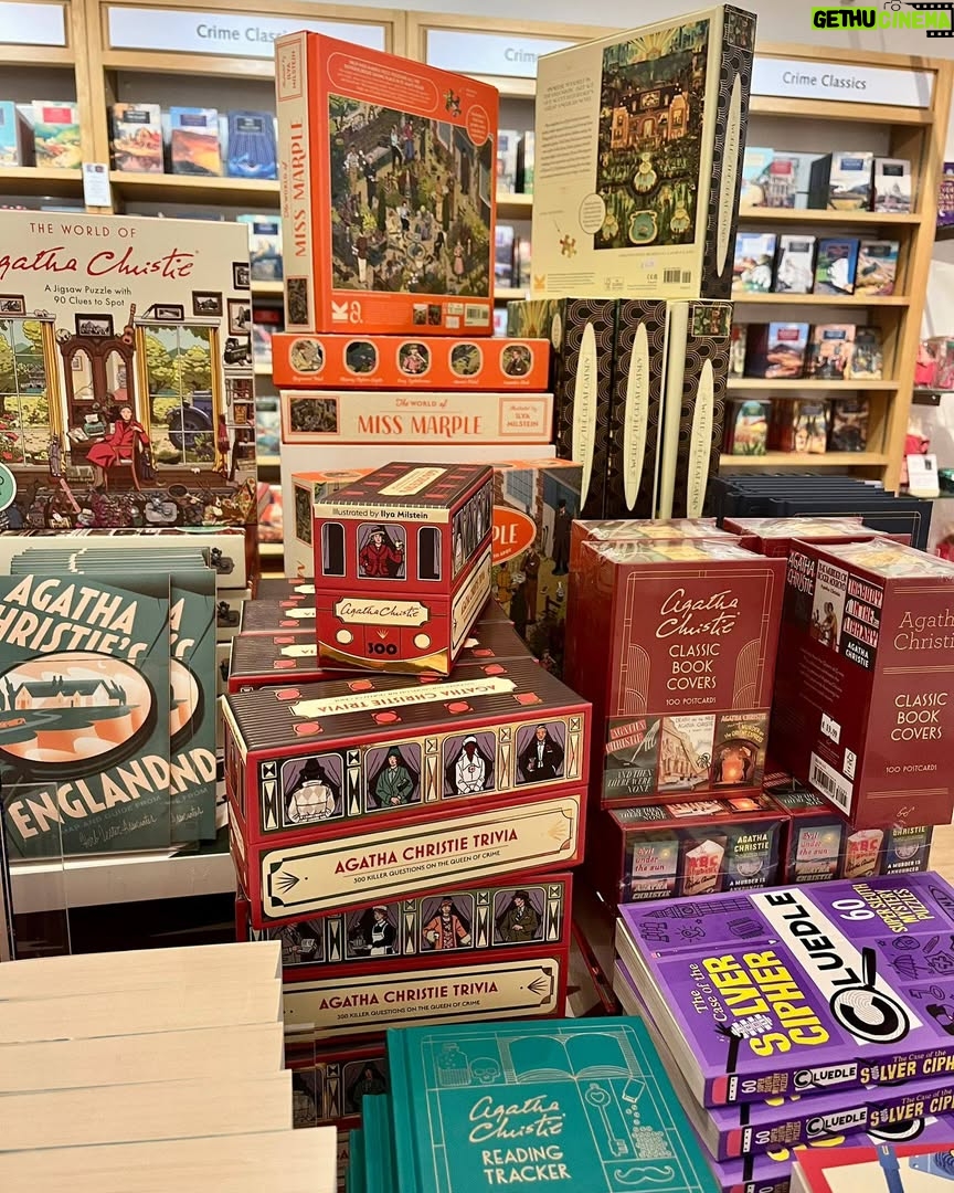 Agatha Christie - 2.4K Likes - We've visited lots of brilliant bookshops this year, and have enjoyed spotting the Queen of Crime on the shelves 🛍️

What bookshops should we visit in 2026?

#AgathaChristie