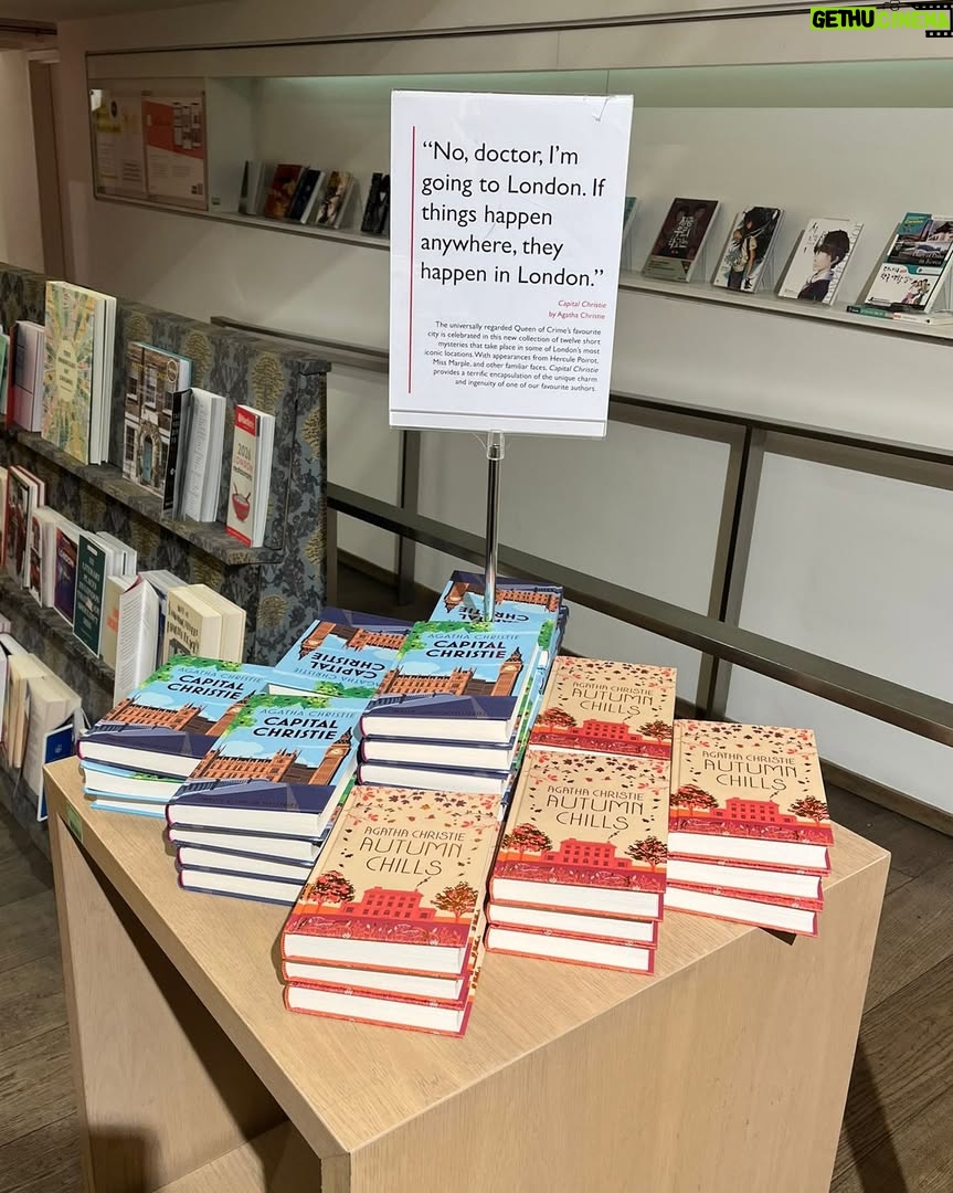 Agatha Christie - 2.4K Likes - We've visited lots of brilliant bookshops this year, and have enjoyed spotting the Queen of Crime on the shelves 🛍️

What bookshops should we visit in 2026?

#AgathaChristie