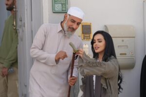 Alaa Shakir Instagram - كواليس #مسلسل_المرسى #المرسى مع استاذي النجم #عبدالمحسن_النمر  و #الاء_شاكر  #نايف_خلف ومخرجنا الفنان (فكرت)