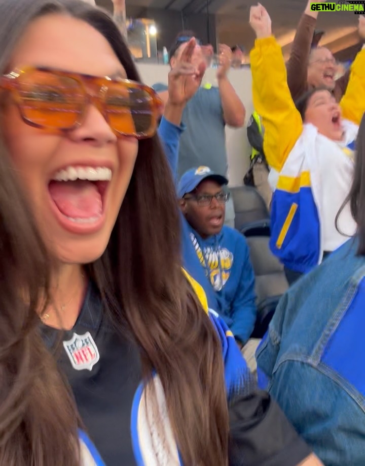 Alex Curry - 3.3K Likes - RAMS HOUSE is headed to the #PLAYOFFS 🤗🏈 too much fun today with my @toyotasocal fam @rams #ad