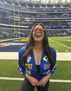 Alex Curry Instagram - RAMS HOUSE is headed to the #PLAYOFFS 🤗🏈 too much fun today with my @toyotasocal fam @rams #ad