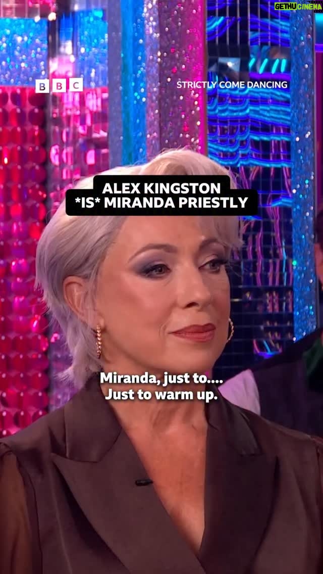 Alex Kingston - 14.8K Likes - Alex Kingston IS Miranda Priestly 👠 #Strictly #TheDevilWearsPrada #AlexKingston 

Dazzling routines, sparkling sets and the glitziest of costumes - our celebrities take to the dance floor to compete for the Strictly glitterball!