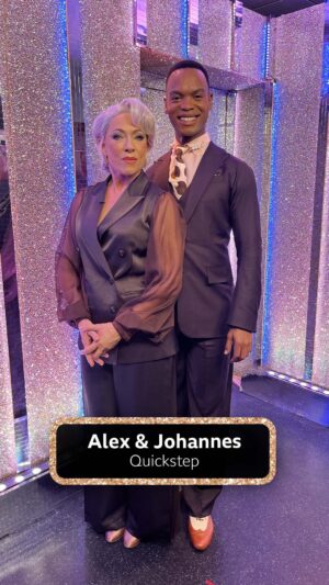Alex Kingston Instagram - Miranda Priestly would approve of Alex and Johannes’ Quickstep. A classic that will never go out of fashion 😍
#Strictly