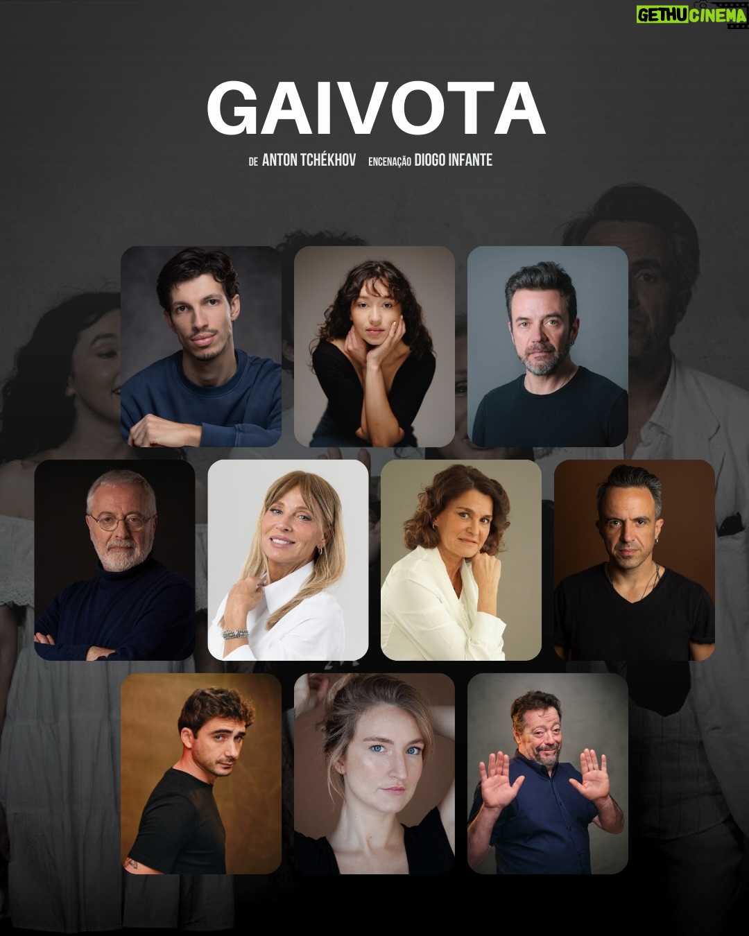 Alexandra Lencastre - 1.6K Likes - Com estreia marcada para 29 de janeiro, “A Gaivota”, um dos clássicos mais marcantes de Anton Tchékhov, regressa aos palcos numa nova encenação de Diogo Infante, que revisita as tensões entre arte, amor, frustração e poder.

Alexandra Lencastre, André Leitão, António Melo, Flávio Gil, Guilherme Filipe, Ivo Canelas, Margarida Bakker, Pedro Laginha, Rita Rocha Silva e Rita Salema dão vida às personagens desta peça intemporal.

Uma história sobre os sacrifícios da criação e as feridas invisíveis da ambição artística.

Já tem o seu bilhete?

De 20 janeiro a 5 de abril
Qua a Sáb 21:00
Dom 16:30
____________________

De Anton Tchékhov
Versão e encenação Diogo Infante
Apoio à dramaturgia Margarida Tavares
Com Alexandra Lencastre, André Leitão, António Melo, Flávio Gil, Guilherme Filipe, Ivo Canelas, Margarida Bakker, Pedro Laginha, Rita Rocha Silva, Rita Salema
Cenografia Catarina Amaro
Figurinos Filipe Faísca
Desenho de luz Nuno Meira
Espaço sonoro Artur Guimarães
Assistência de encenação Flávio Gil
Fotografia cartaz e spot TV Pedro Macedo – Framed Photos
Produção Teatro da Trindade INATEL