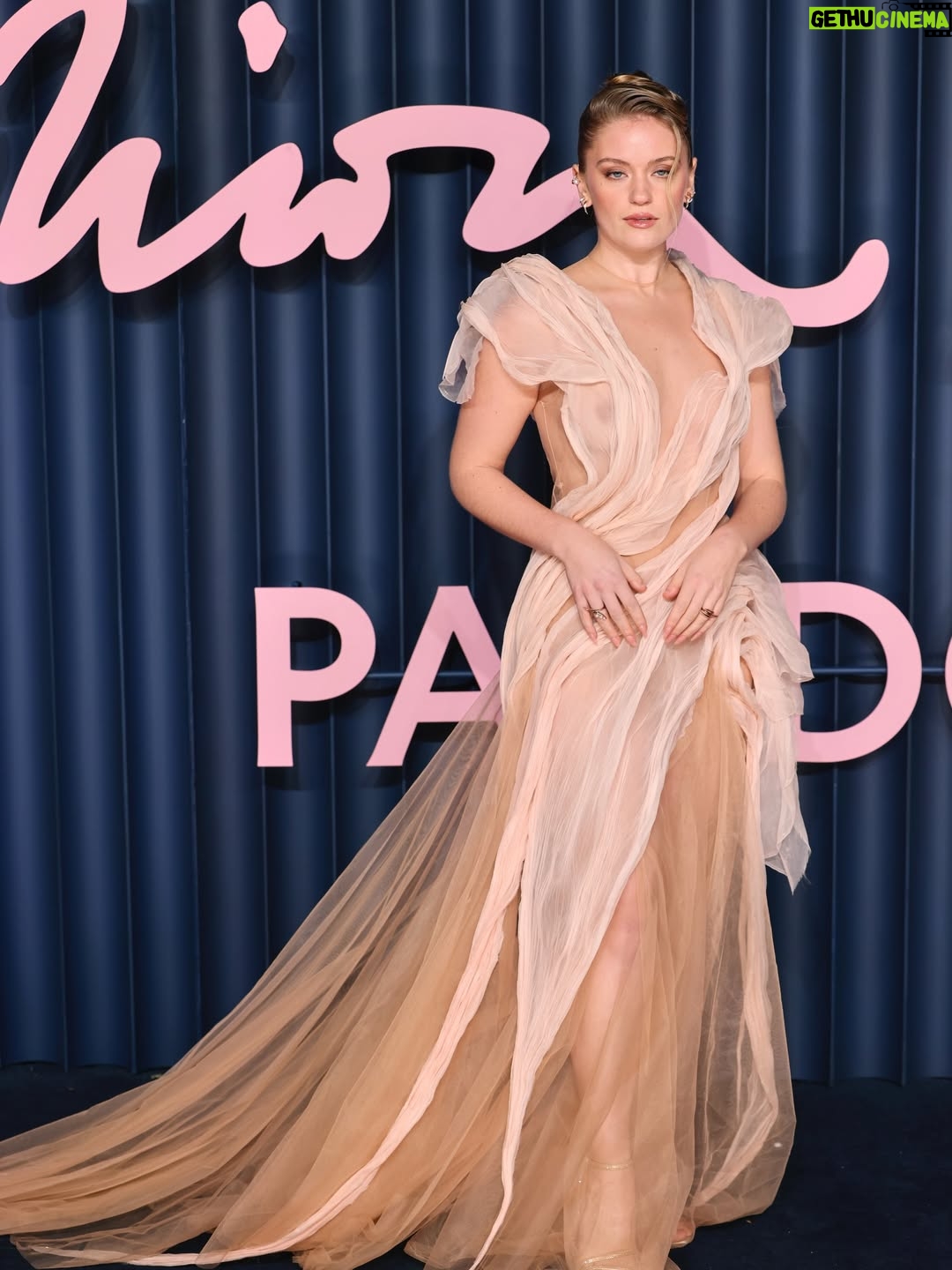 Alicia Agneson - 17.4K Likes - And now, let’s hear it for the dress! Was thrilled to wear this piece made by @rasmusgeorgiadis - as soon as I saw it I knew it was a match made in fairy heaven 🧚🏻 / jewellery @tasaki_intl / Thank you @britishfashioncouncil @helenarubinstein @lancomeofficial and the whole team who made this possible x 📸 @davebenett