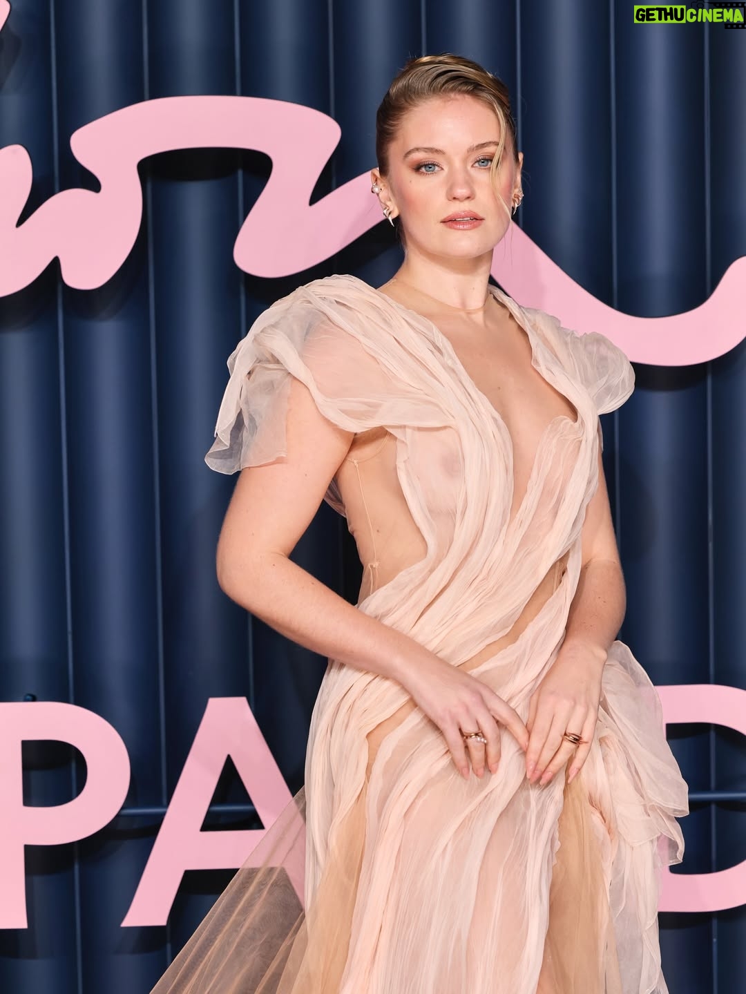 Alicia Agneson - 17.4K Likes - And now, let’s hear it for the dress! Was thrilled to wear this piece made by @rasmusgeorgiadis - as soon as I saw it I knew it was a match made in fairy heaven 🧚🏻 / jewellery @tasaki_intl / Thank you @britishfashioncouncil @helenarubinstein @lancomeofficial and the whole team who made this possible x 📸 @davebenett