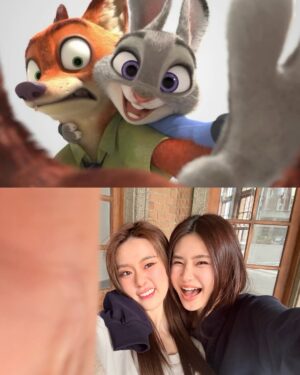Ally Chiu Instagram - 還沒看動物方程式2的話
可以先看我們🦊🐰～❤️