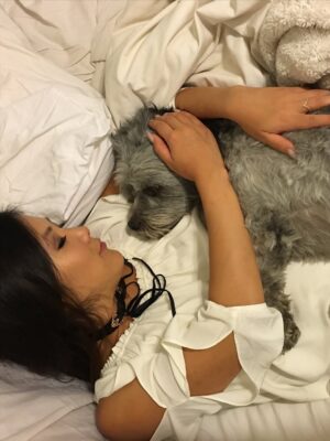 Ally Maki Instagram - Our first and forever baby Jesse. This post has been too hard to write. There’s something about it that makes it feel final… it’s why I still can’t post about my dad. Maybe one day. We became a family the day you came into our lives. You taught us how to be parents before we knew what the heck we were doing. You loved cabbage, endless kisses and running and jumping in our backyard leaf pile. You were never supposed to crash land into our lives but for some crazy reason that day @wagsandwalks emailed me asking if I wanted to drive all the way across town to volunteer. Even crazier that I got in my car and went. I came home with you. And we loved you everyday since. You loved us unconditionally through every season of life, through the good and the bad the ups and the downs. Through all of covid, my entire pregnancy and the birth of your little sister. We did the math and apparently you would’ve been 105 years old. You will always be with us jbear. The house feels strange without you. We keep a little nightlight on in your favorite corner… Charlie looks for you everyday and says “woof woof”. She hugs your pillow shaped like you. We will tell her stories about you. We love you so much toose. ♾️