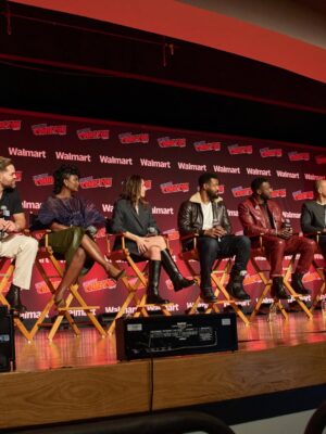 Alona Tal Instagram - #lastweek #nycc was so much fun. Hanging with this crew was so much fun. Can’t wait for you all to see season two. It’s amazing. @crossonprime MU By @christyfalcomakeup