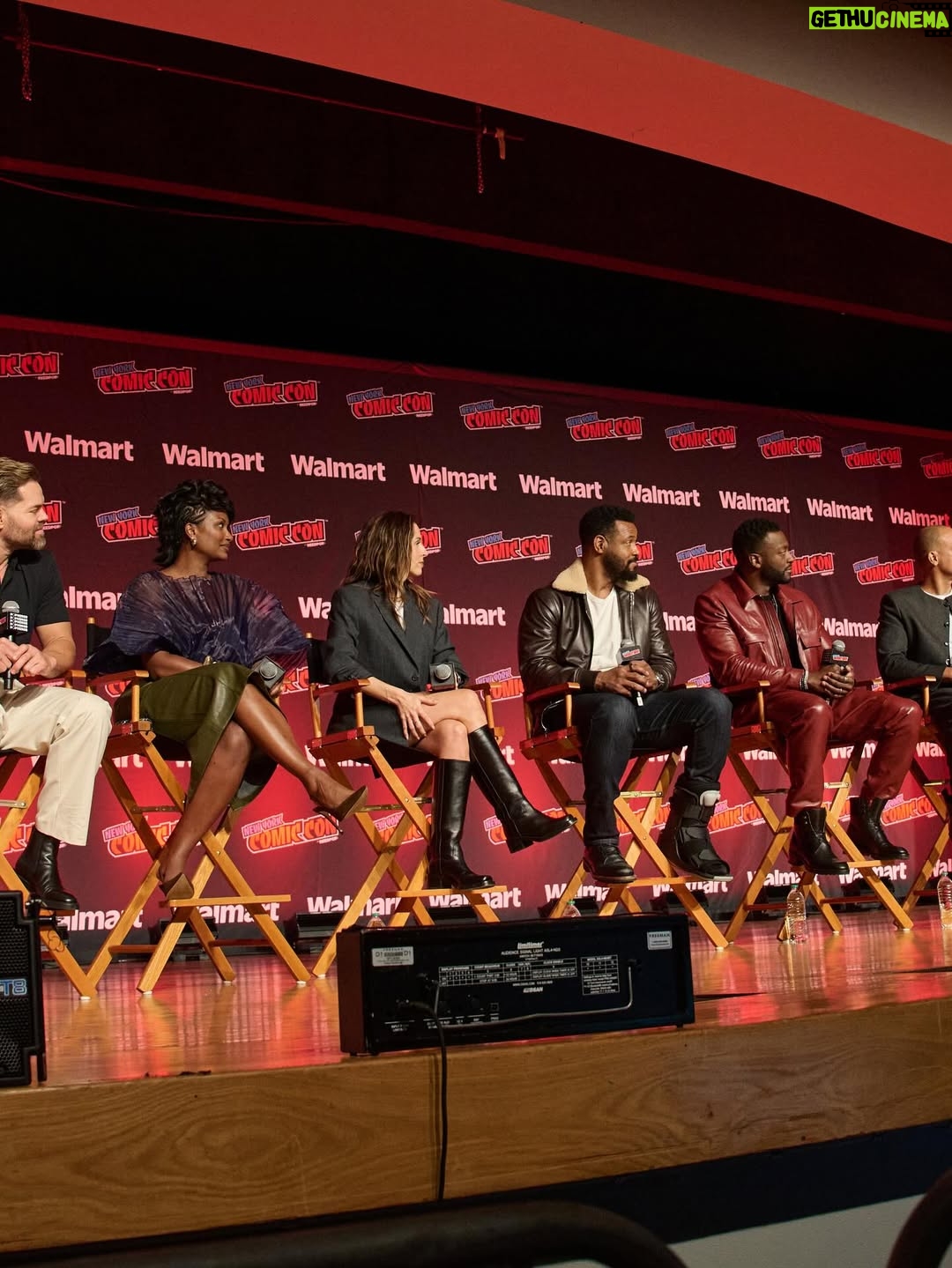 Alona Tal - 6.6K Likes - #lastweek #nycc was so much fun. Hanging with this crew was so much fun. Can’t wait for you all to see season two. It’s amazing. @crossonprime MU By @christyfalcomakeup