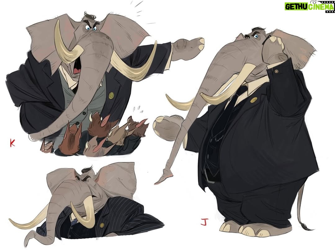 Ami Thompson - 40.7K Likes - . 
1 - painted by @coryloftis and I 
2 - Some alternative designs to Mayor Winddancer
7 - Elderly Tortoise 
13 - Captain Hogbottom

#zootopia2