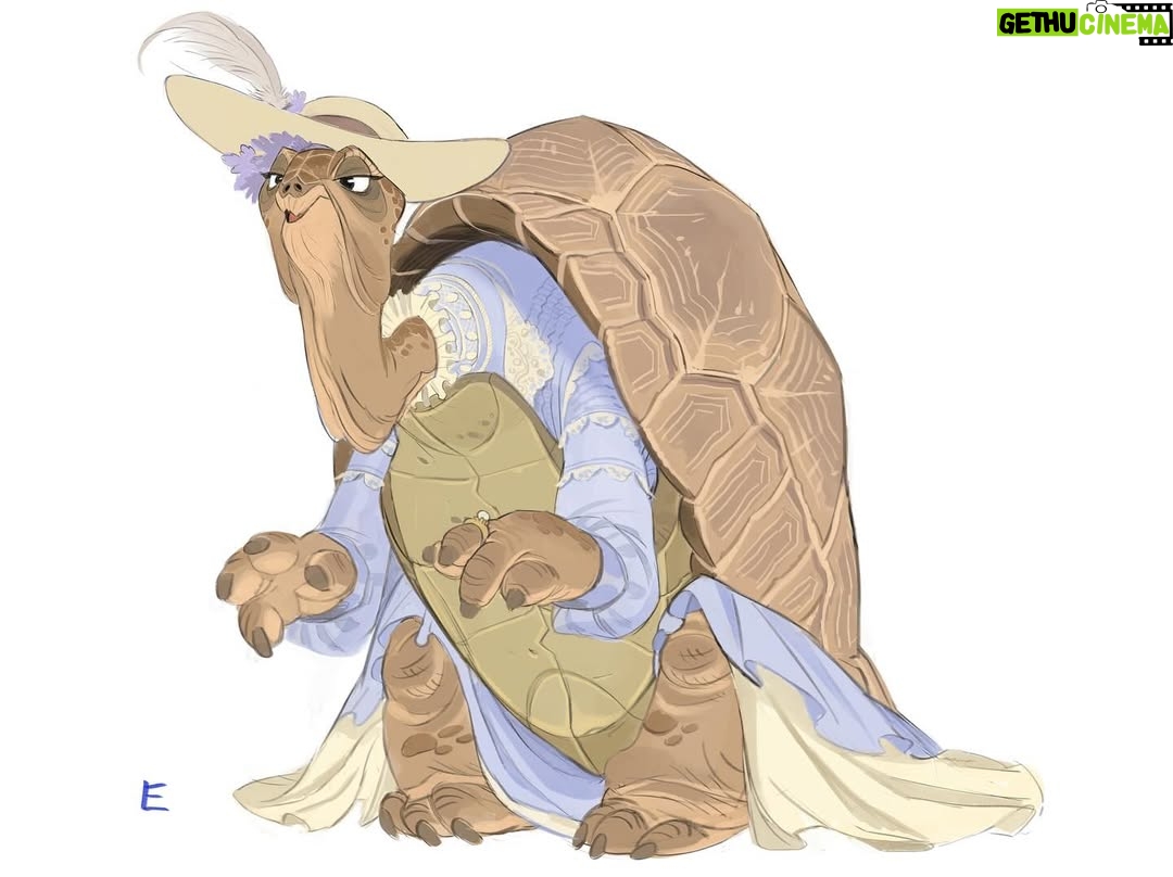 Ami Thompson - 40.7K Likes - . 
1 - painted by @coryloftis and I 
2 - Some alternative designs to Mayor Winddancer
7 - Elderly Tortoise 
13 - Captain Hogbottom

#zootopia2