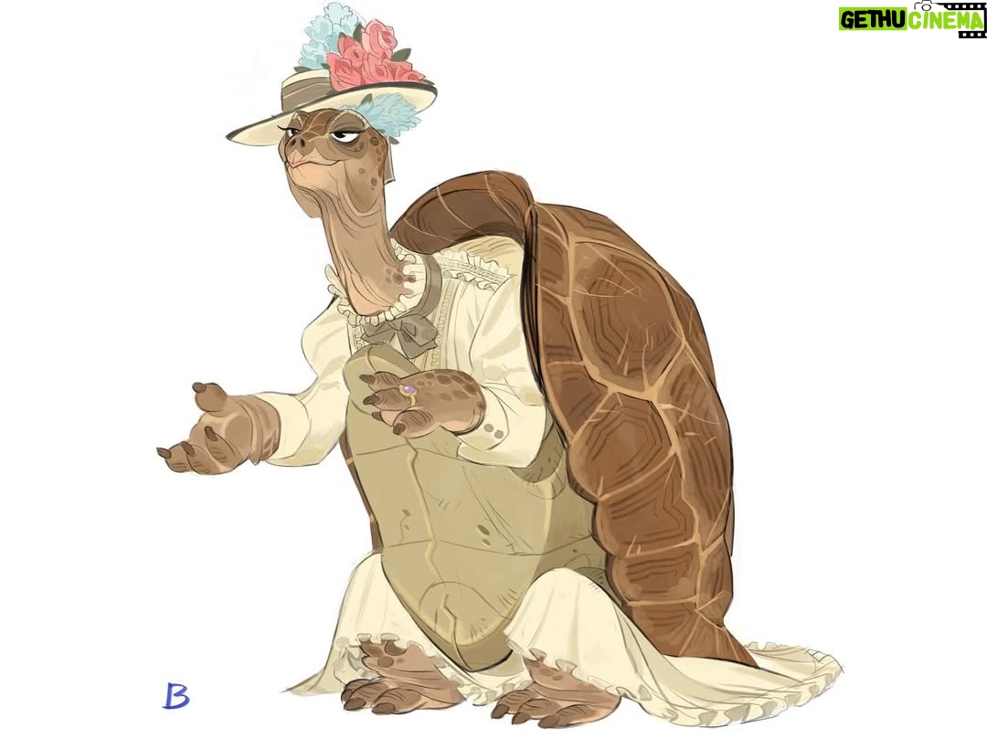 Ami Thompson - 40.7K Likes - . 
1 - painted by @coryloftis and I 
2 - Some alternative designs to Mayor Winddancer
7 - Elderly Tortoise 
13 - Captain Hogbottom

#zootopia2