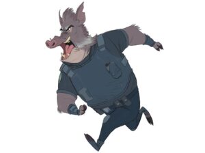 Ami Thompson Instagram - . 
1 - painted by @coryloftis and I 
2 - Some alternative designs to Mayor Winddancer
7 - Elderly Tortoise 
13 - Captain Hogbottom

#zootopia2