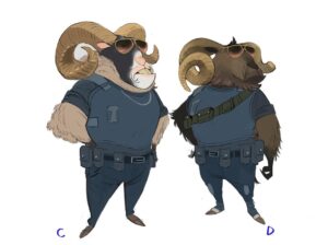 Ami Thompson Instagram - Here are some of the character designs and expression sheets I worked on for #zootopia2