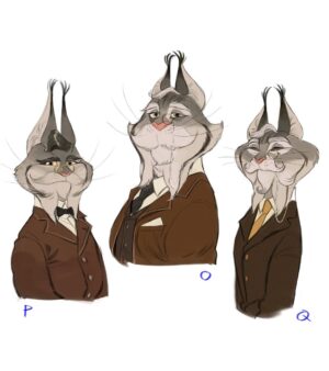 Ami Thompson Instagram - I feel so fortunate to get the chance to work with all of the great people at Disney on Zootopia! Huge thanks to @coryloftis for bringing me onto this project! It’s been such a fun and uniquely challenging experience. Congrats to the entire Zootopia team!
#zootopia2 is out in theaters, go check it out! 

Here are some of the character designs I did for the Lynxley family. (More to come~)