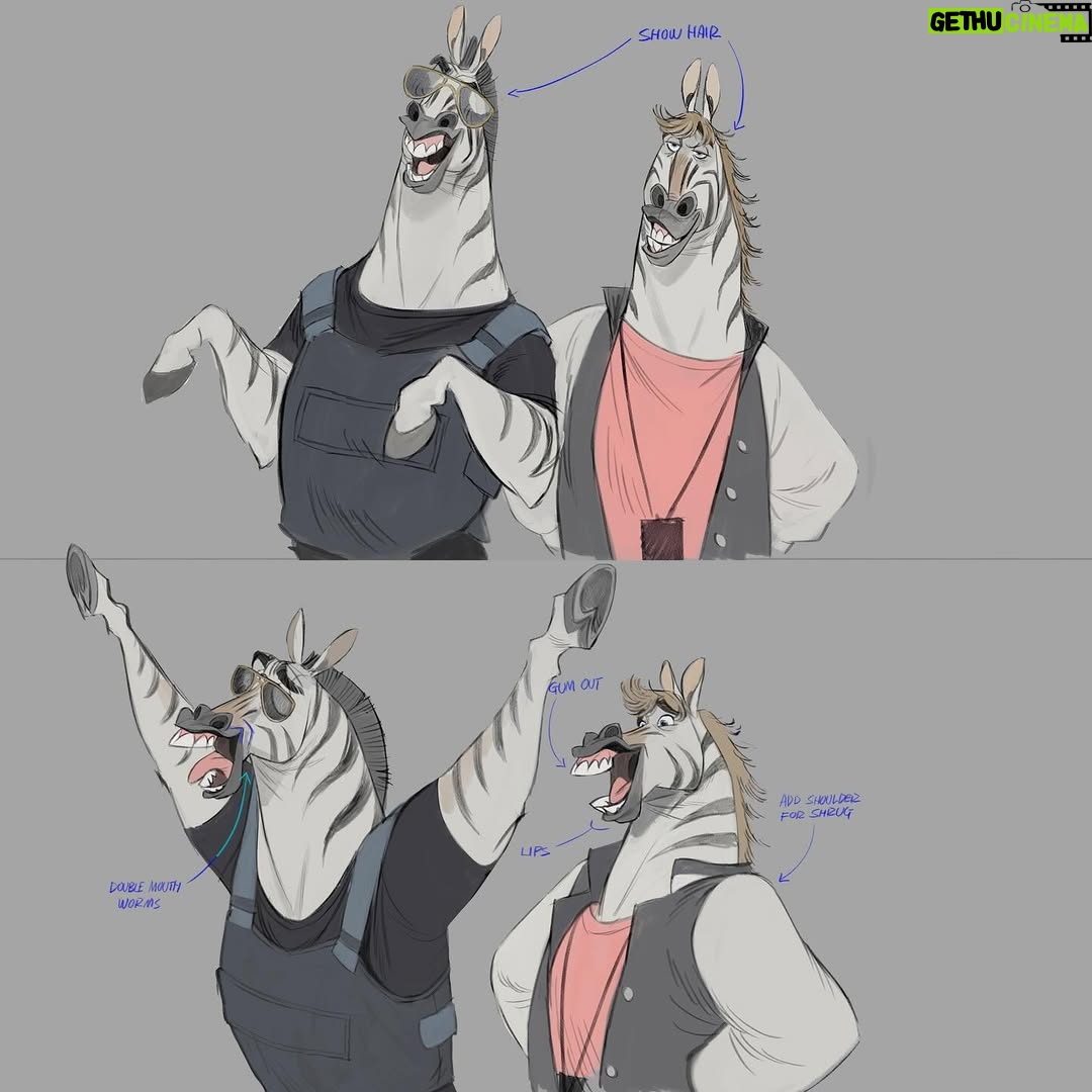 Ami Thompson - 35.8K Likes - .
1 - Moments
3 - Zebros
5 - Reptile variants 
12 -  few more elder tortoise 

I feel so fortunate I got to work with @megprk on #zootopia2, thank you for being an awesome person and it was a blast!