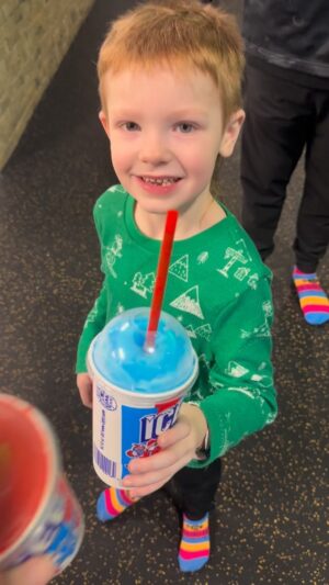 Amy King Instagram - Benny surprised Dax with tickets to Slick City in OKC! Big slides, air time, ramps, trapeze… snack bar and arcade games! This place has it all! We felt like kids again, Dax loved it and wasn’t scared at all! What a great afternoon! #slickcity 🛝 @slickcitysouthoklahomacityok
