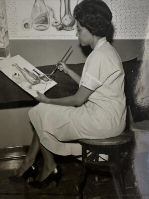 Amy Sherald Instagram - Before me, there was her.
Before the museums, before the canvases with my name on them
there was my mother painting quietly, making space for a future she wouldn’t claim for herself.
She is turning 90 years old today.
Im proud to carry what she began. #legacy
