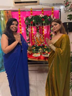 Anamica Kadamb Instagram - This feeling of having you around and finding comfort in your presence is truly eternal. I started celebrating you with nothing in hand, just pure devotion… and now, when I have more, it sometimes feels like that innocence and purity is fading.

This year, Bappa, help me become the best version of myself. Guide me to stay grounded, humble, and true to my heart. And if I have made any mistakes, knowingly or unknowingly, please forgive me 🙏 
#ganpatibappamorya