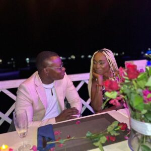 Angelica Ross Instagram - She said “YES!” 💍🌹🥂
Here’s to spending forever with you @angelicaross ❤️

#ctfmzanzibar