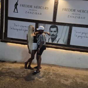 Angelica Ross Instagram - She said “YES!” 💍🌹🥂
Here’s to spending forever with you @angelicaross ❤️

#ctfmzanzibar