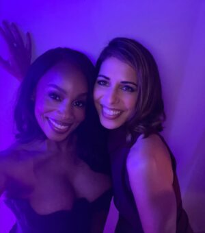 Anika Noni Rose Instagram - Hi. 
Wednesday night was a doozy.
First #Zootopia2, and then a FAST CAR over to @amazonPrime and @critical_role’s #TheMightyNein premier!! 

A whole joy!!

And this gown??? Whew!

Style @jasonrembert 
Asst @thestylistguy 

Gowwwwn @marialuciahohanofficial 

Shoes @patriziapepe 

Face @ernestocasillas 
Hair (and first photo) @indiamhammond 

Thank you, team!

Thank you @ramsiegel for inviting me to play with all you brilliant voice artists. What a fun ride!! AND singing?!! A blessing.

Me
Me again
The amazing cast and creatives of @lvmandm9onprime !
With my show child, Jester Lavorre, hilariously played by @laurabaileyvo.

Photo Booth joy that paused on an in between face, but gets much better in one second.

And Lastly, this baby had something to say bout this fit. -and I concur!

#Mightynein #criticalrole #marianlavorre #rubyofthesea #marialuciahohan #couture #dnd