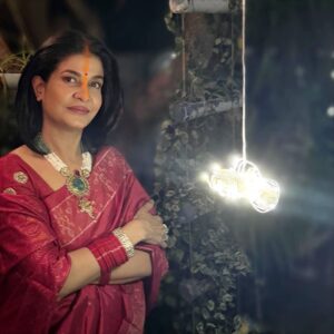 Anjana Om Kashyap Instagram - छठी मैया और सूर्य देव का सदा आशीर्वाद बना रहे🙏🏼