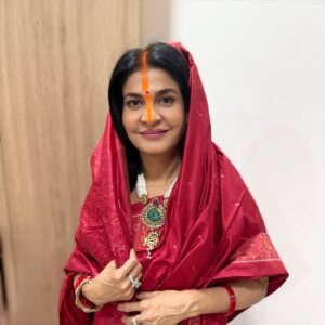 Anjana Om Kashyap Instagram - छठी मैया और सूर्य देव का सदा आशीर्वाद बना रहे🙏🏼