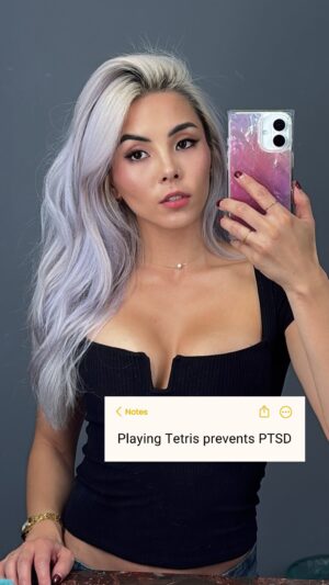 Anna Akana Instagram - Playing Tetris prevents PTSD
.
Shot by @johnleestills
Lighting @meliseeta
Sound Ethan Barnes
Edited by @benchinapen