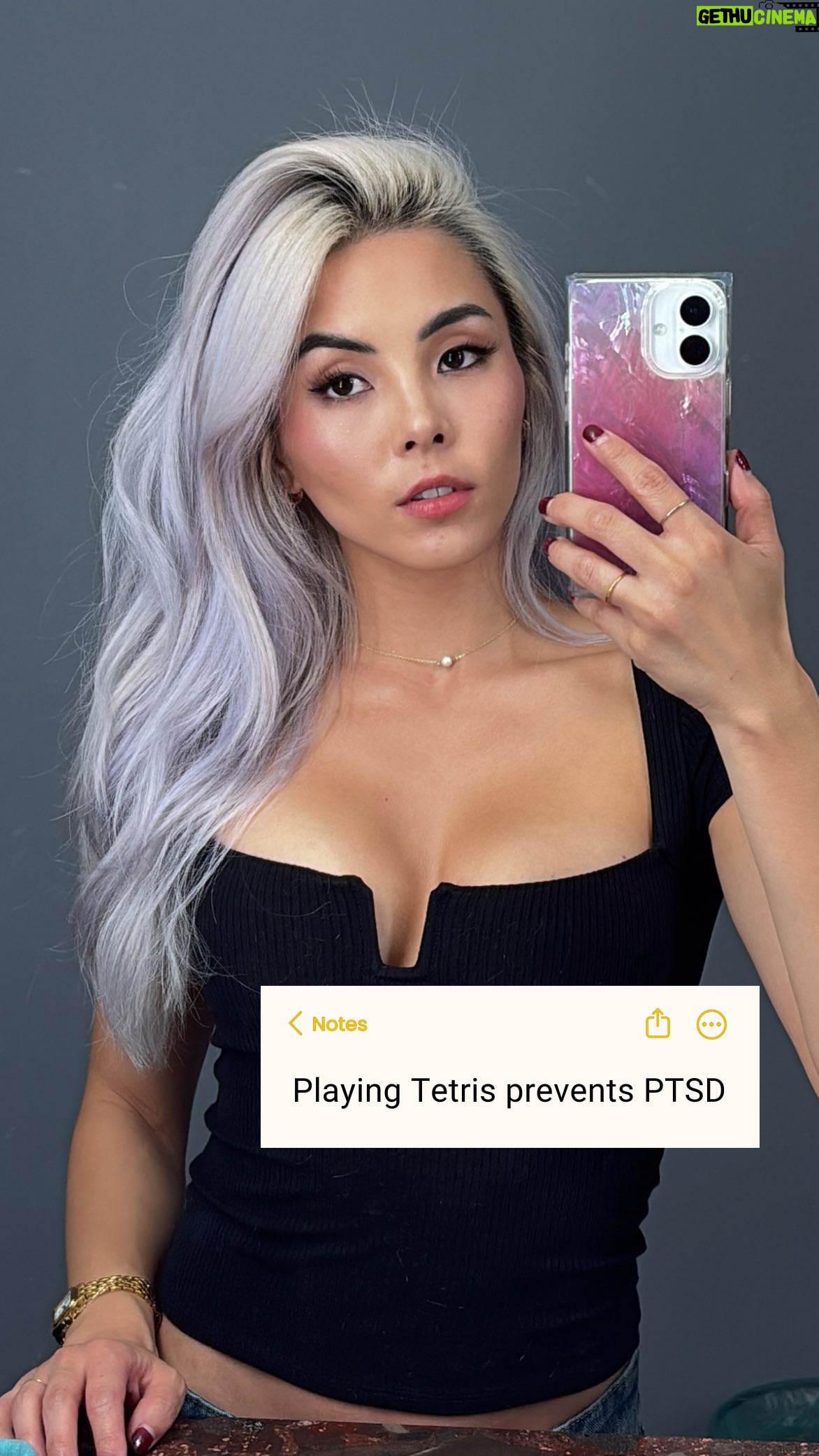 Anna Akana - 64.4K Likes - Playing Tetris prevents PTSD
.
Shot by @johnleestills
Lighting @meliseeta
Sound Ethan Barnes
Edited by @benchinapen