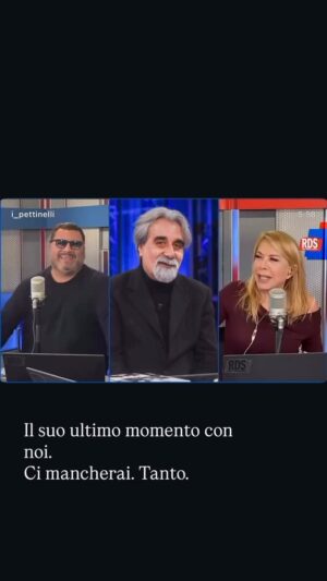 Anna Pettinelli Instagram - Ciao Maestro del mio cuor. ❤️❤️❤️