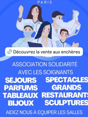 Anne Roumanoff Instagram - Depuis 2020, l’association @solidaritesoignants a amélioré les équipements de 3500 salles de repos de Soignants dans toute la France. Aidez-nous à poursuivre nos actions en participant à cette vente aux enchères en ligne sur @Drouot https://drouot.com/fr/v/173825