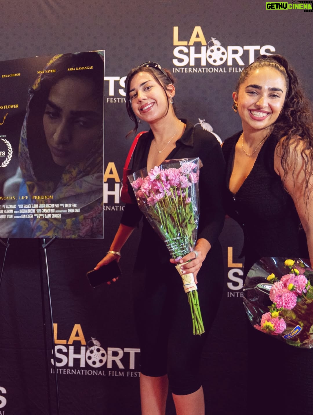 Anousha - 57.9K Likes - .🎥🎬🎞️
Our film premiered at LA Shorts after nearly two years of dreaming, filming, and bringing it to life. To anyone in the film industry: this process takes time. It’s rarely easy, but storytelling is sacred. Since the beginning of humanity, stories have helped us make sense of life. They give us hope, remind us we’re not alone, and inspire us to keep going.
Your story matters. There’s space for it. This world is abundant, we need more voices, more visions, more truth.
Thank you to the cast and crew for creating such a safe, beautiful space for us to be vulnerable. Playing Mina was an honor. She’s fierce, raw, and deeply rooted in justice, and I carry her with me still.
To our brilliant director, @sahar_ghorishi.x ,thank you for pouring your soul into this. The silence in the theater, the tears in the room, you created that. And to my family and my partner: thank you for believing in me, always.
______________________________________________
فیلم ما بعد از نزدیک به دو سال تلاش، فیلم‌برداری و ساخت، در جشنواره‌ی LA Shorts اکران شد.
برای همه‌ی عزیزانی که در صنعت فیلم فعالیت می‌کنن: این مسیر، زمان‌بره و آسون نیست، اما قصه‌گویی یک کار مقدسه. از آغاز تاریخ بشر، داستان‌ها بودن که به زندگی‌مون معنا دادن. امید بخشیدن، ما رو به هم نزدیک کردن، و باعث شدن ادامه بدیم.
داستان تو مهمه. برای صدا و روایت تو جا هست. این دنیا پر از فراوانیه، ما به صداهای تازه، نگاه‌های نو و حقیقت‌های بیشتر نیاز داریم.
ممنونم از تیم تهيه كننده و عوامل که محیطی امن و زیبا برای حضور مخصوصاً بازیگران ساختن. نقش «مینا» برای من افتخاری بزرگ بود، دختری قوی، واقعی و ریشه‌دار در عدالت که هنوز در وجود من زندگی می‌کنه.
و به کارگردان بی‌نظیرمون، سحر عزیز، ممنونم که تمام قلب و روحت رو پای این فیلم گذاشتی. سکوت سالن، اشک تماشاگرها… همه از لحظه‌هایی بود که تو خلق کردی.
و در آخر، ممنونم از خانواده‌ام , پارتنرم و دوستانم که همیشه به من ایمان داشتن 🫂❤️