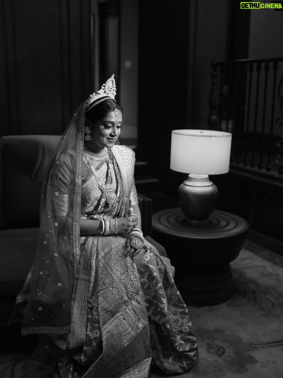 Antara Mitra - 54.1K Likes - — Bride … a whole saga of emotions .🦋 25:11:25 

Attire put together by- @roy_calcutta_official 
Make up - @meghna_make_up_artist 
Hair - @diwakarprasad861 
Click - @memoirsandcanvas