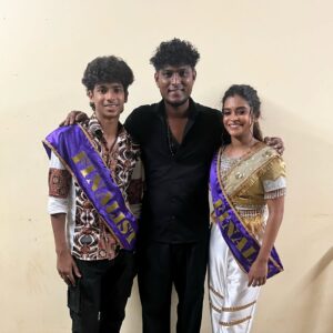 Arunima Sudhakar Instagram - Into the finals🔥

Never possible without them 🫂🖤
@vardha_master @iam_dhanush_official._ @rishi_kumar_jodi