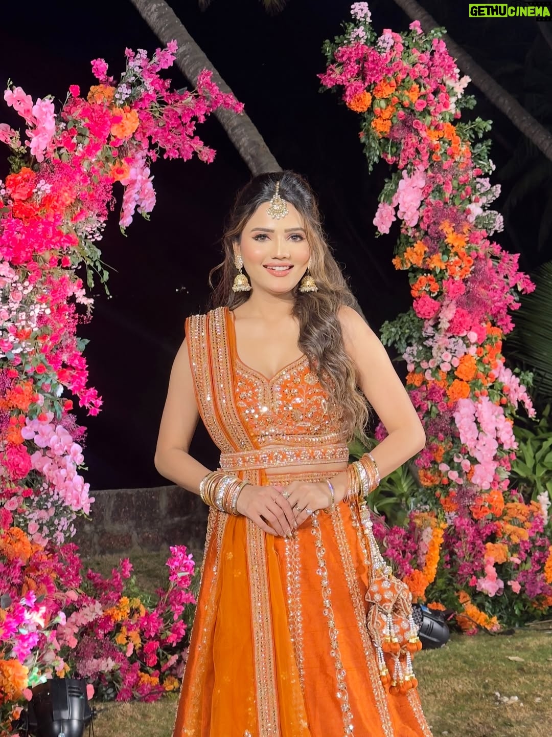 Ashna Kishore - 4.7K Likes - This outfit deserves its own moment 🧡🥰
Wearing - @mauvestory 

#AshnaKishore #desi #wedding #lehenga #goa

{wedding vibes, Goa, Goa beach, lehenga, traditional, new post, wedding season, wedding bells, Morjim, Anjuna, south Goa, north Goa, Delhi, Mumbai, Pune, Hyderabad, Bangalore, fashion, Indian wear, ethnic wear, smile, happy}