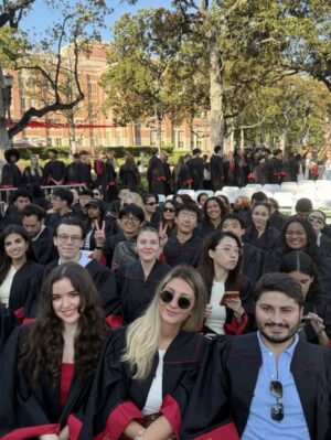 Aubrey K. Miller Instagram - USC Convocation - Welcomed into the Trojan Family. Inspired and excited to start this new journey! Fight on! ♥️✌🏻
#WelcomeTrojans #OfficialTrojan #MastersDegree